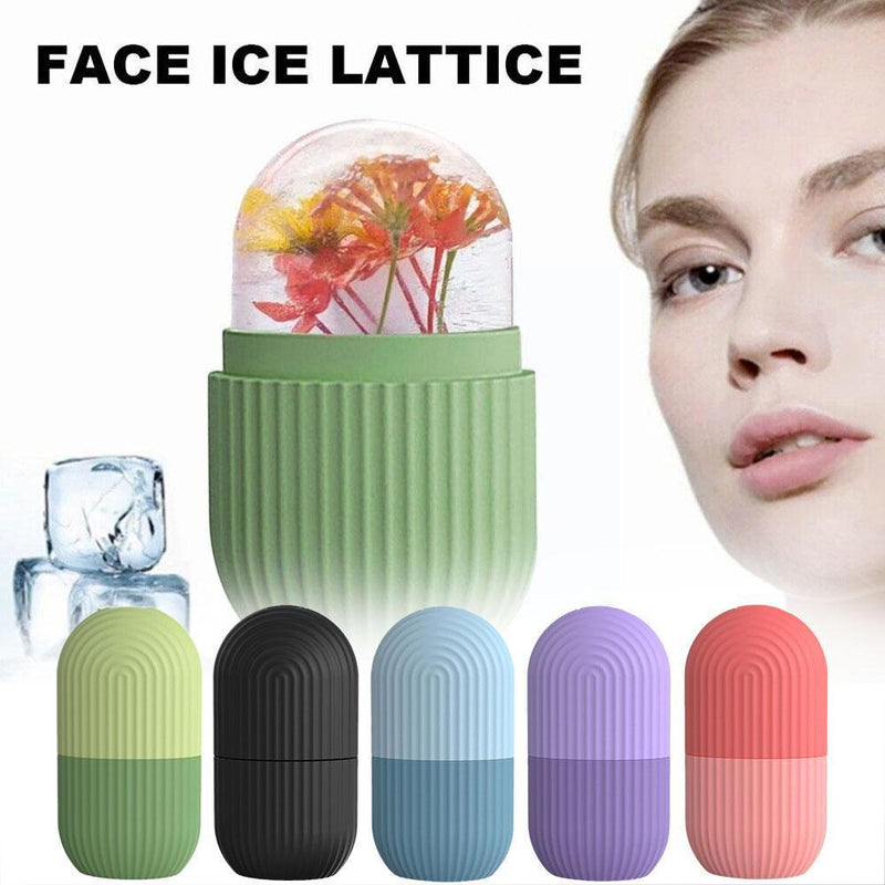 Facial Silicone Ice Cube Tray Mold Massage Roller Ball