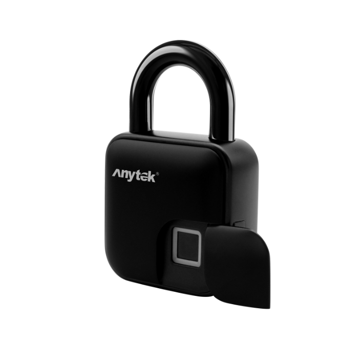 SecureTouch Waterproof Fingerprint Padlock with Smart Lock Technology