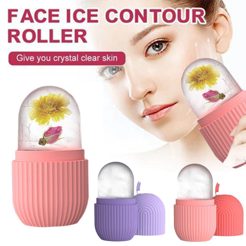 Facial Silicone Ice Cube Tray Mold Massage Roller Ball