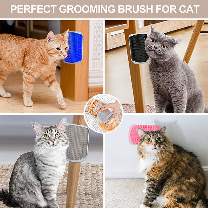 Cats Pet Massager Cat Scratcher Grooming Brush