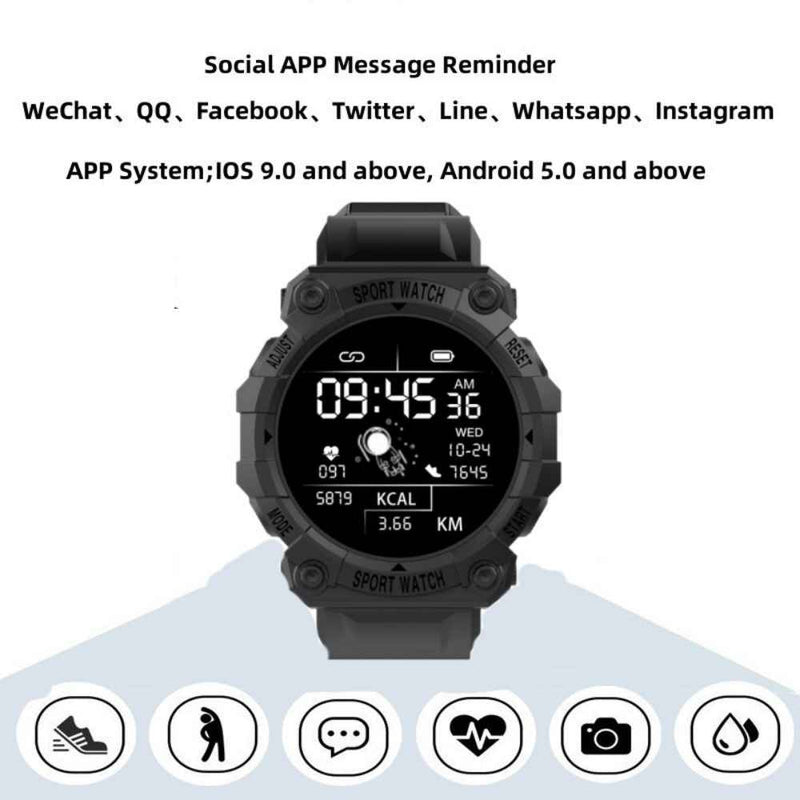 Smart Watch with Heart Rate Monitor