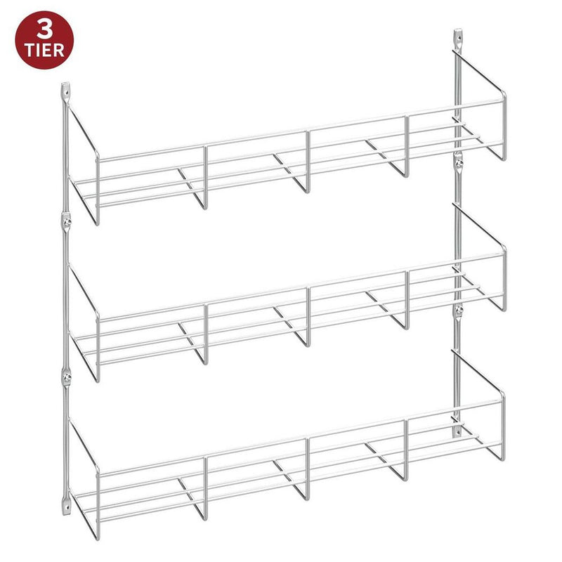 3-Tier Herb and Spice Rack – Chrome